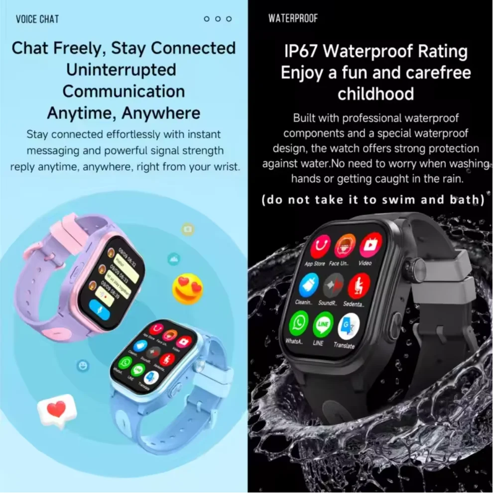 Montre connectée 4G pour enfan - Smartwatch Watches For Kids With Gps avis et prix
