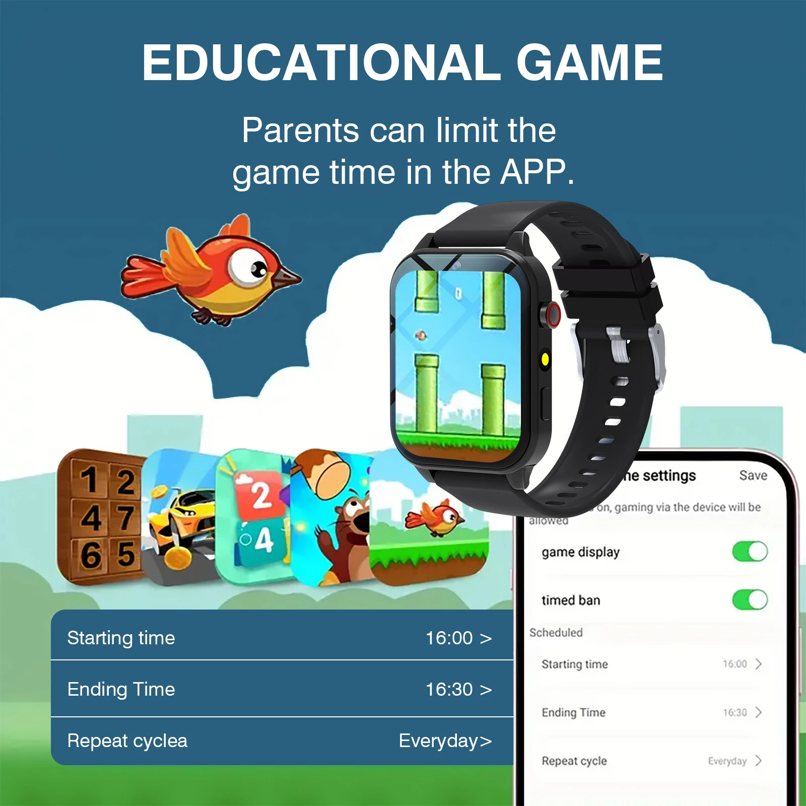 Montre connectée pour enfants, - Smartwatch Watches For Kids avis et prix
